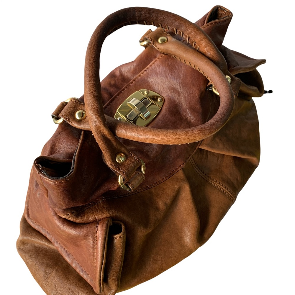 Beautiful Italian Designer Purse Paolo Masi | Unique shape